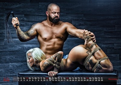 All-time of Bondage 2018 - Fine Art of Bondage - sexy wall/poster Calendar, Vol one 10